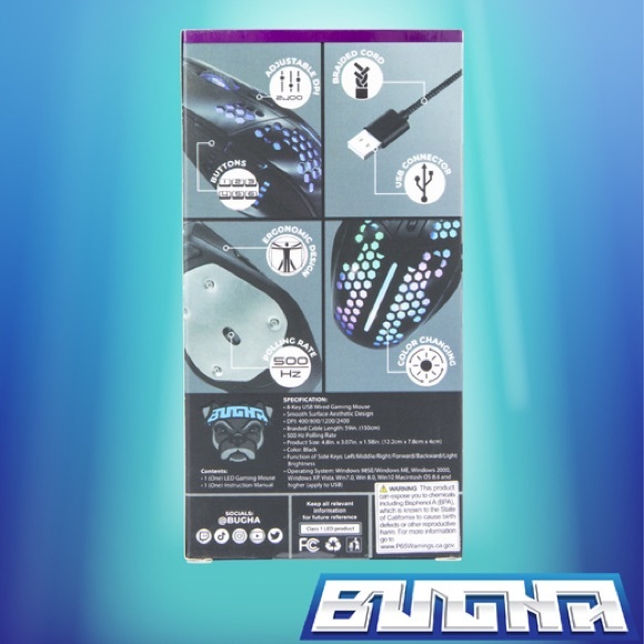 Bugha LED Gaming Mouse - Picture 4 of 7